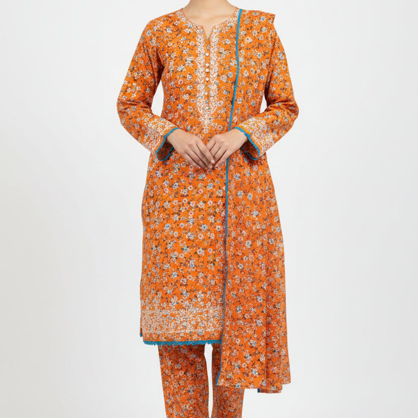 2 pc flora print Four season 432