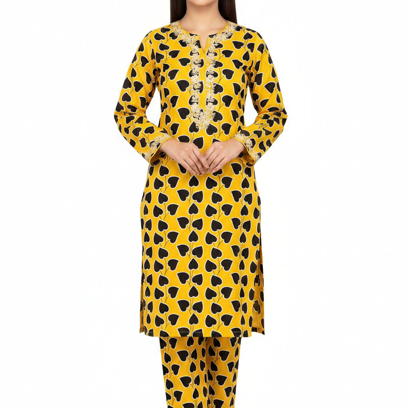 2 pc flora print Four season 439