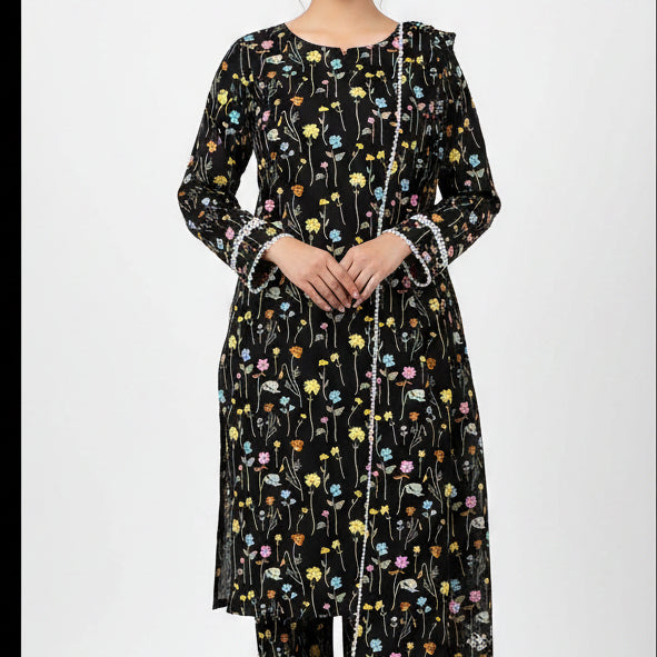 2 pc flora print Four season 444