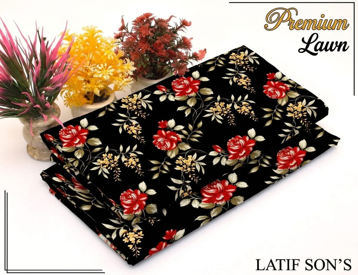 2 pc flora print Four season 459