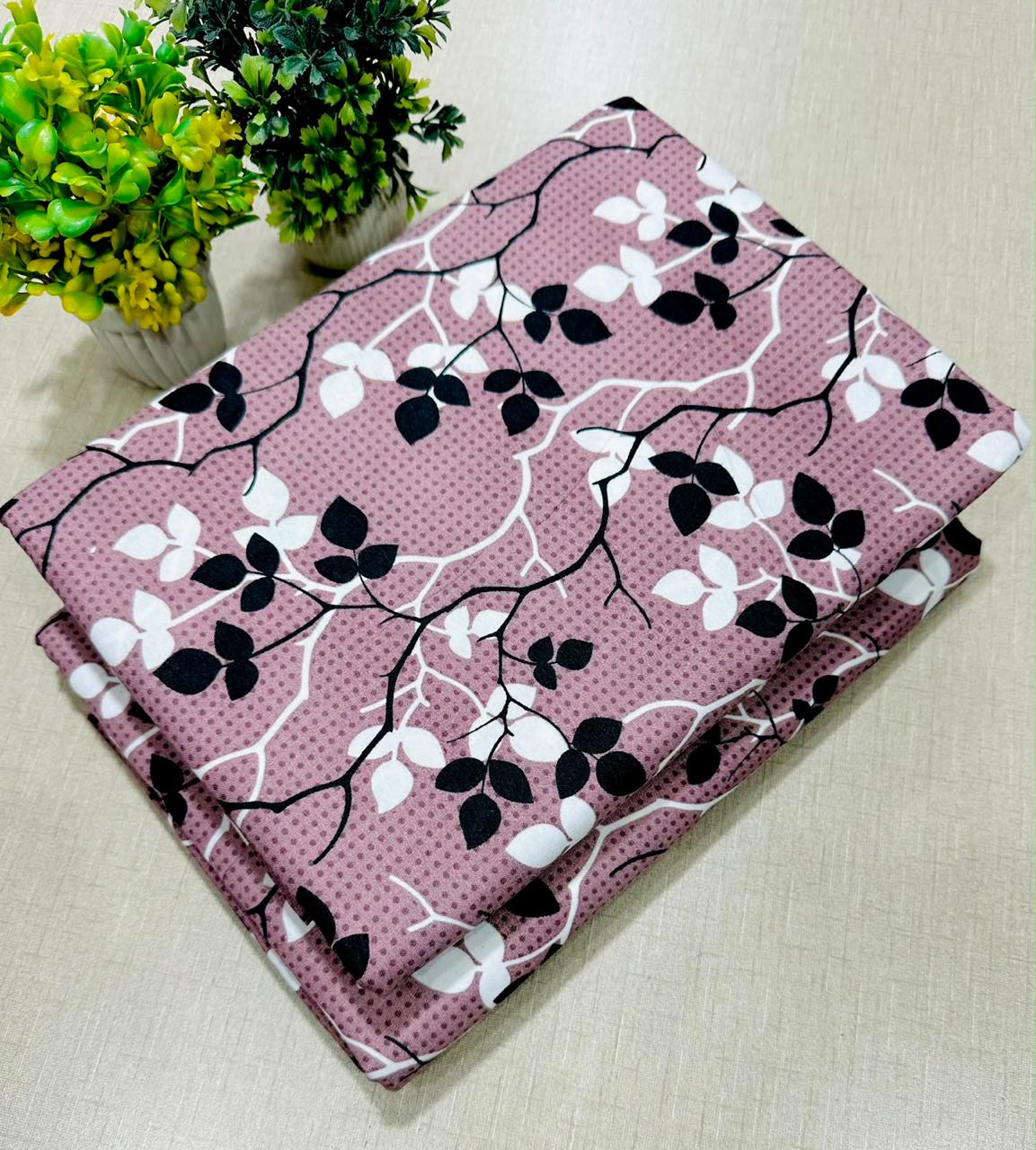 2 pc flora print Four season 483
