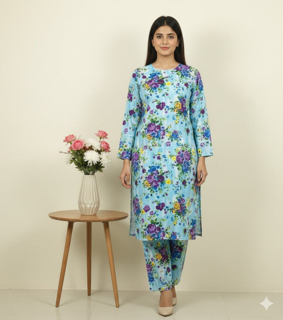 2pc Polo Cotton Unsititched suit -960