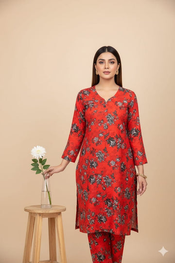 2pc Polo Cotton Unsititched suit -949