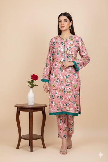 2pc Polo Cotton Unsititched suit -929
