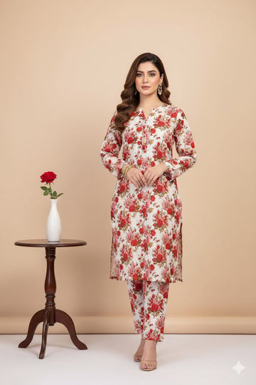 2pc Polo Cotton Unsititched suit -925