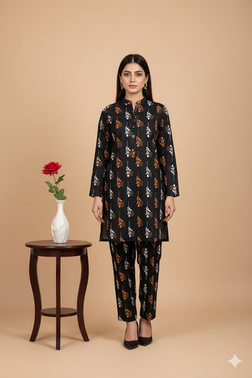 2pc Polo Cotton Unsititched suit -922
