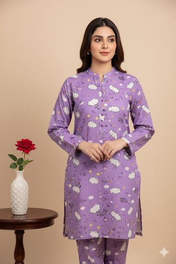 2pc Polo Cotton Unsititched suit -920