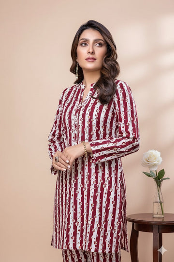 2pc Polo Cotton Unsititched suit -915