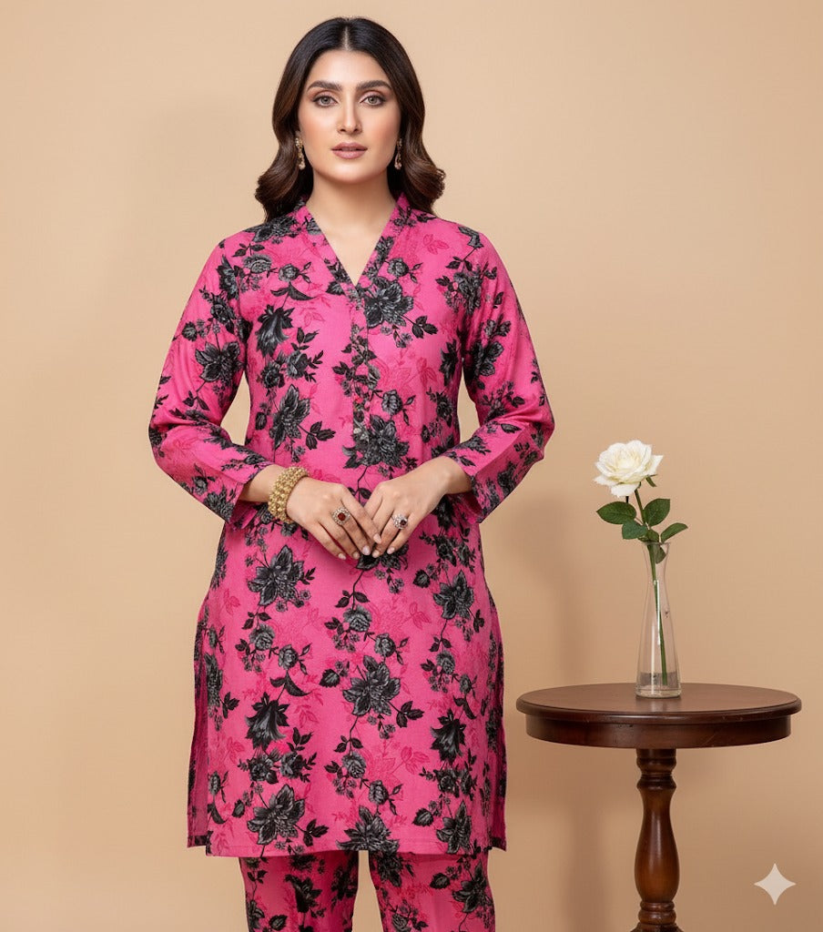 2pc Polo Cotton Unsititched suit -903