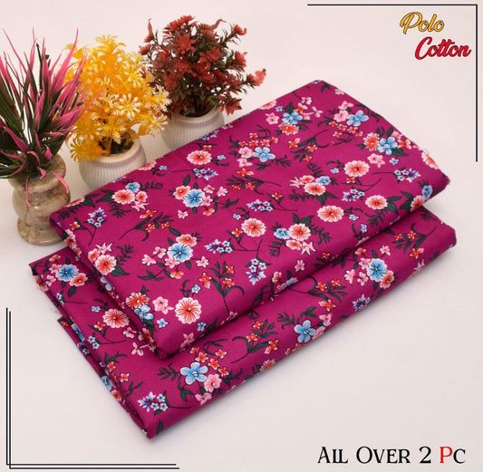 2 pc flora print Four season 410
