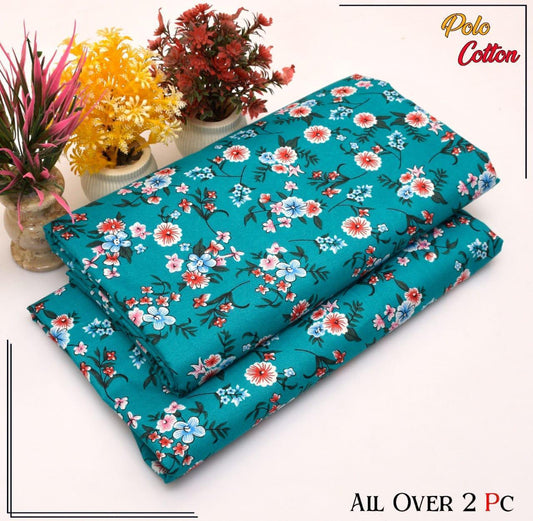 2 pc flora print Four season 409