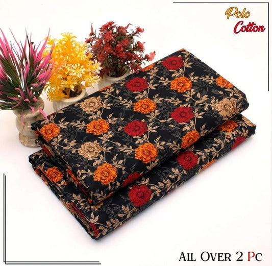 2 pc flora print Four season 412