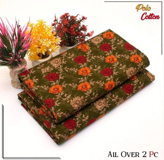 2 pc flora print Four season 414