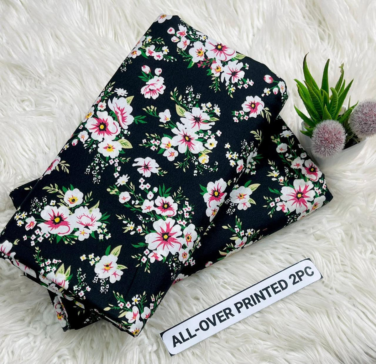 2 pc flora print Four season 419