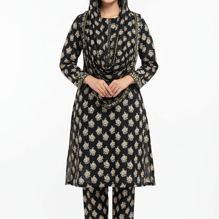 2 pc flora print Four season 422