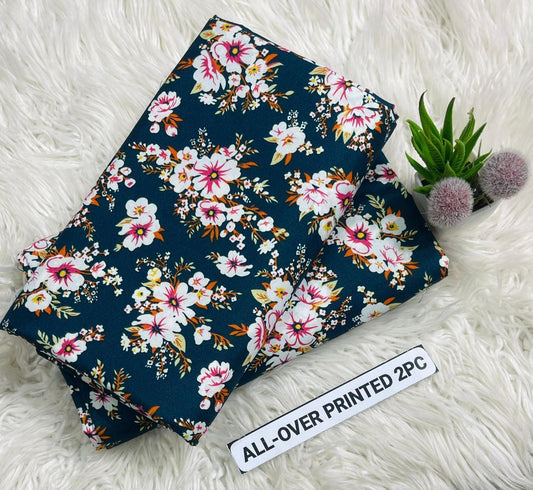 2 pc flora print Four season 423