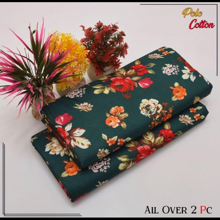 2 pc flora print Four season 424