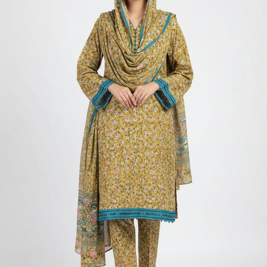 2 pc flora print Four season 430