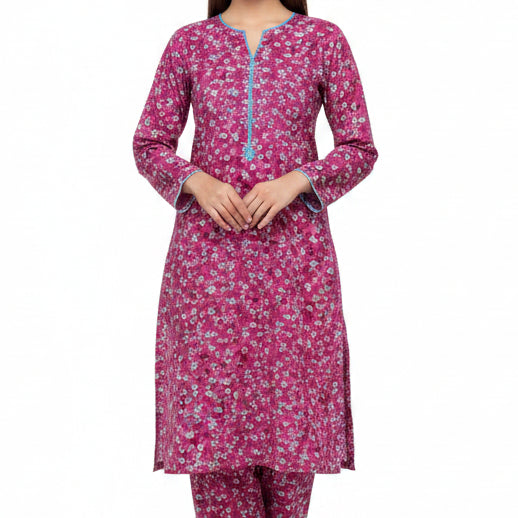 2 pc flora print Four season 433