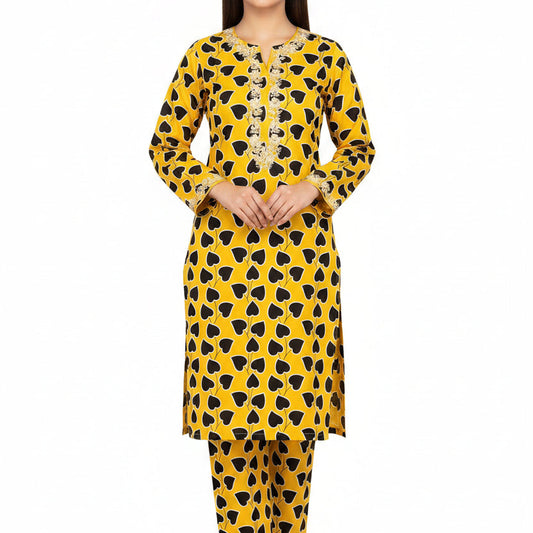 2 pc flora print Four season 439