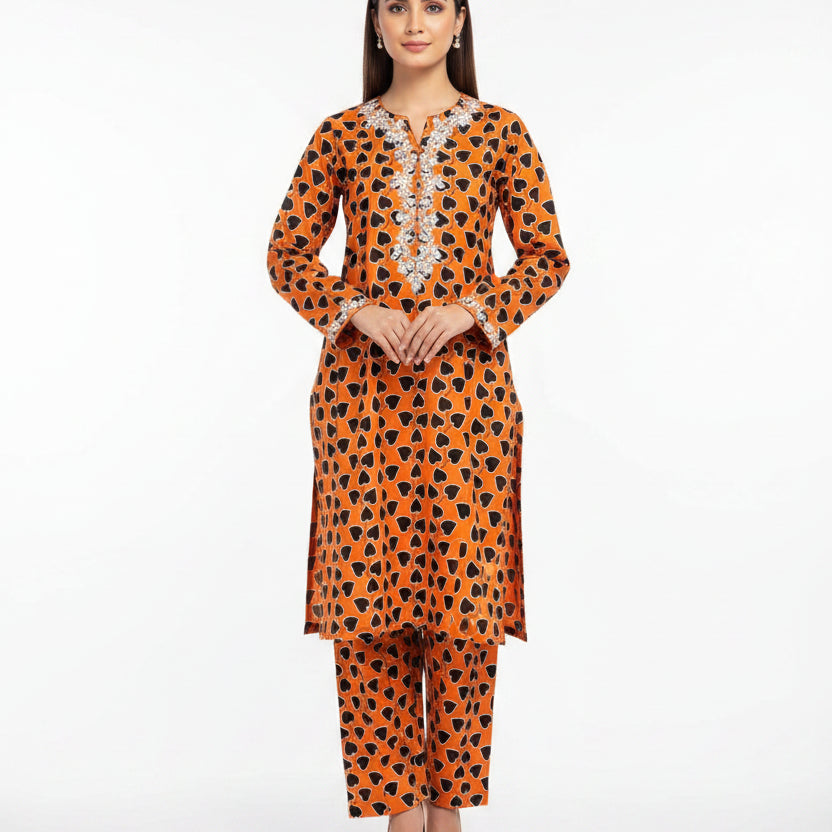 2 pc flora print Four season 438