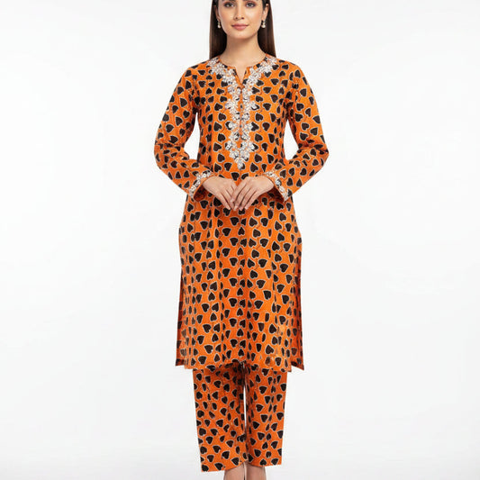 2 pc flora print Four season 438