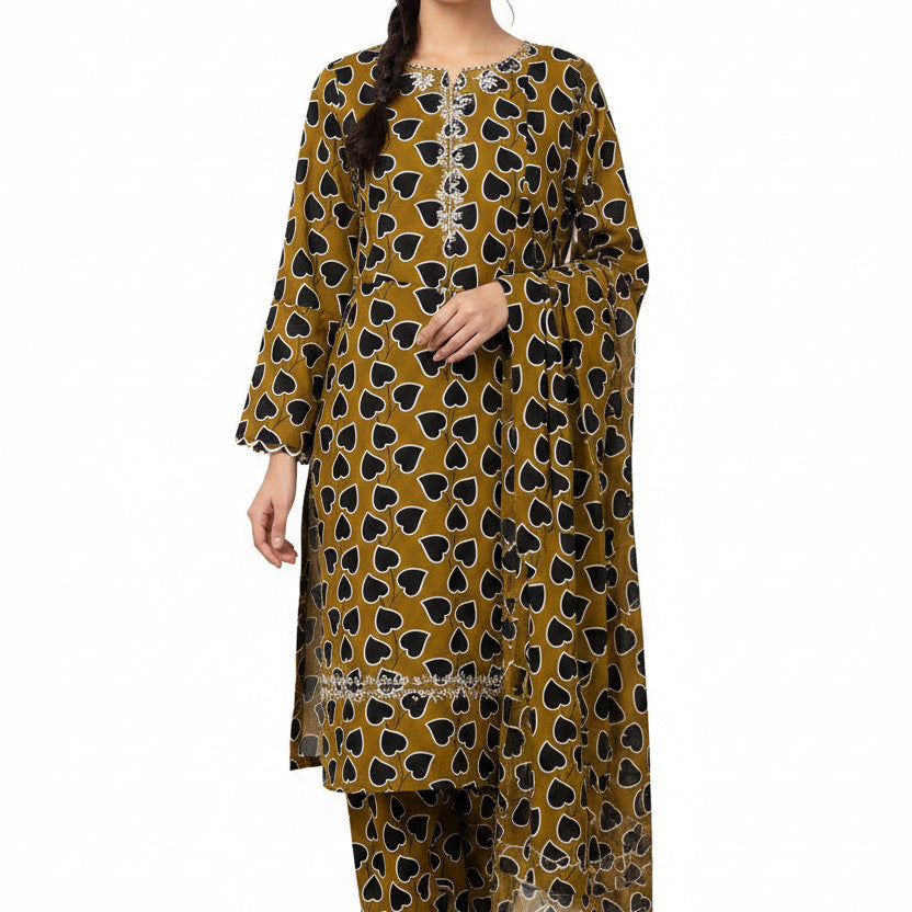 2 pc flora print Four season 442