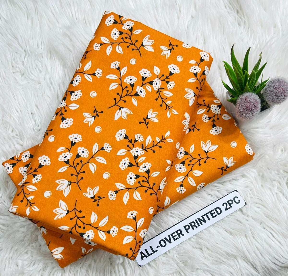2 pc flora print Four season 451