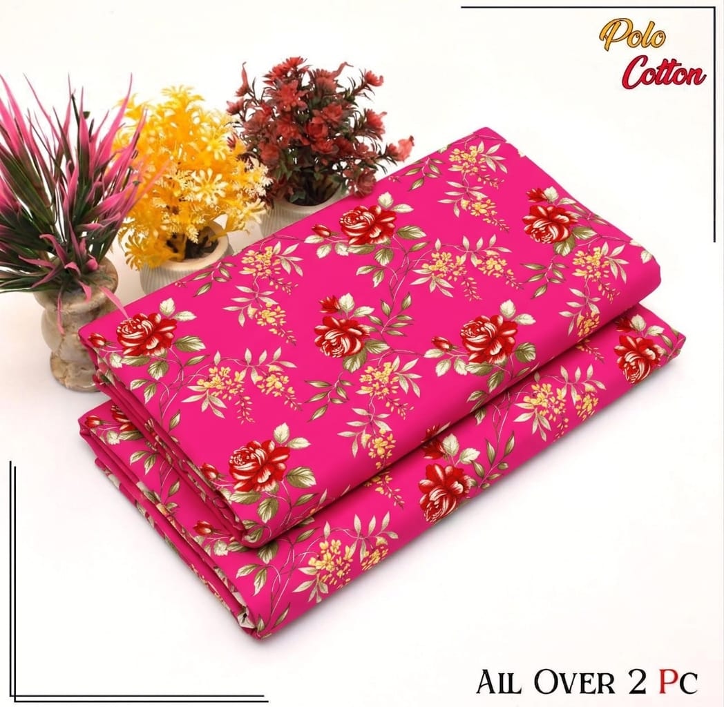 2 pc flora print Four season 456