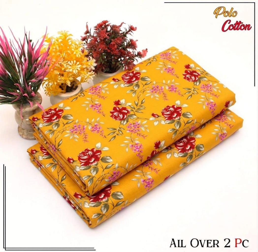 2 pc flora print Four season 460