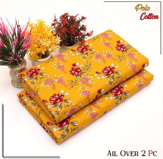 2 pc flora print Four season 460