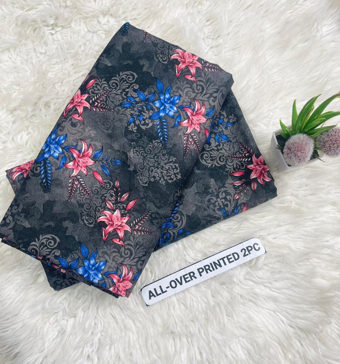 2 pc flora print Four season 464
