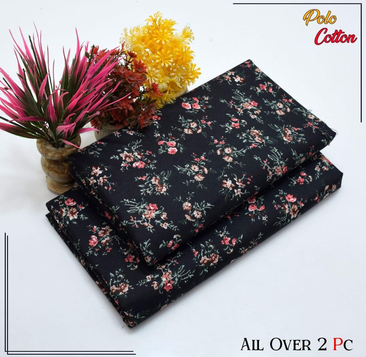 2 pc flora print Four season 473