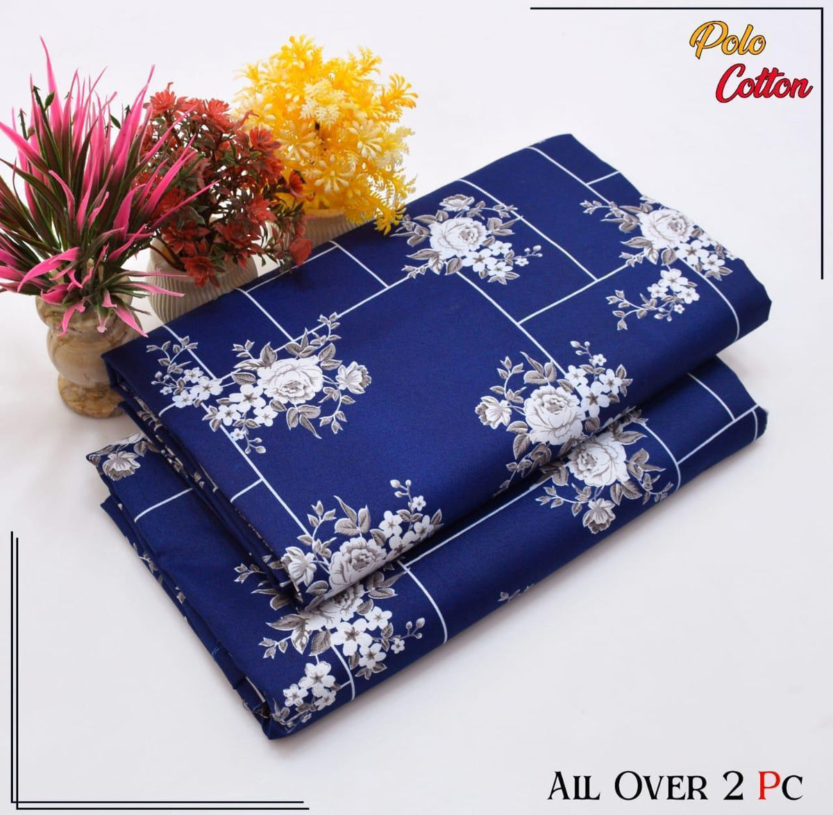 2 pc flora print Four season 401