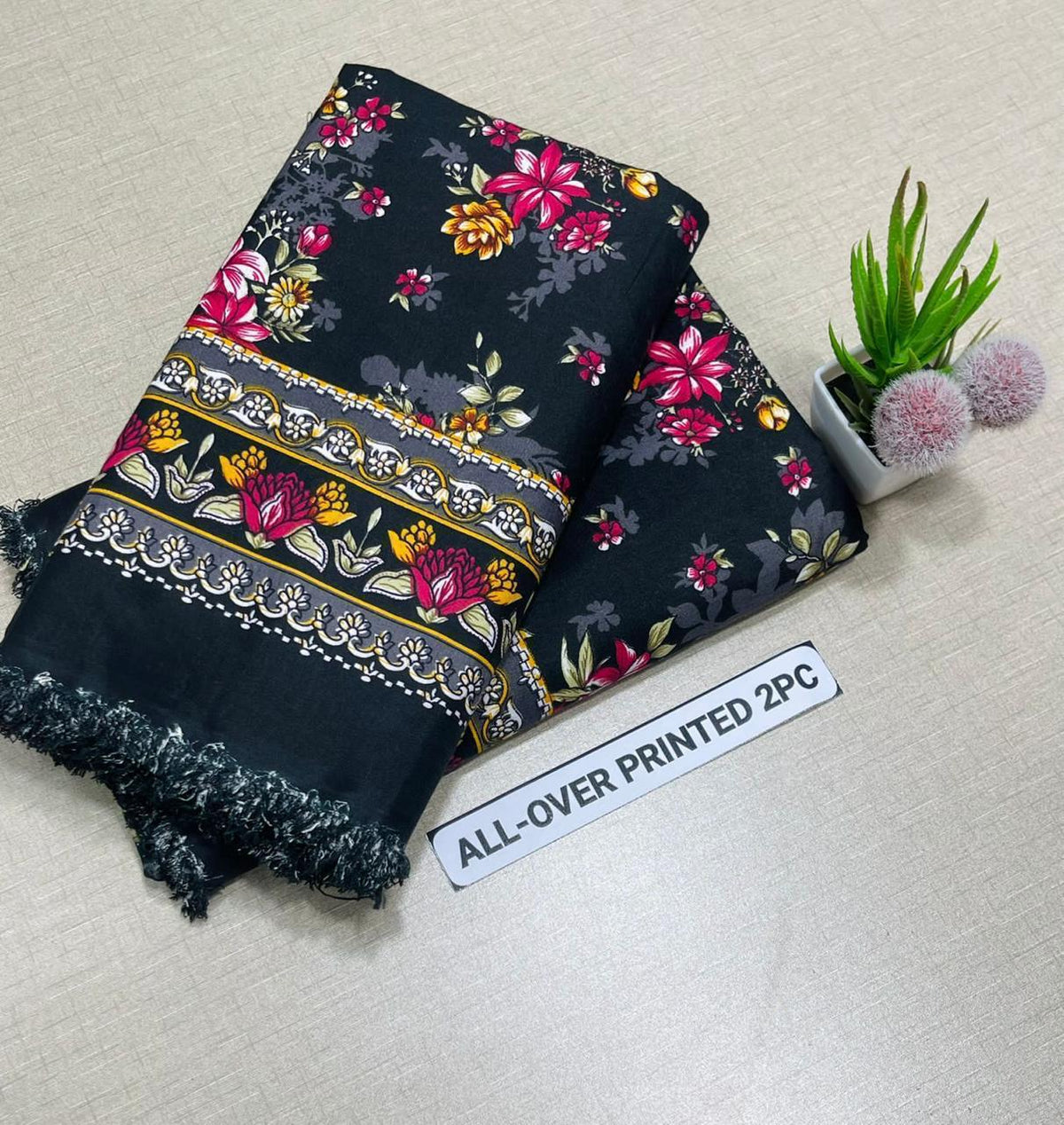 2 pc flora print Four season 478